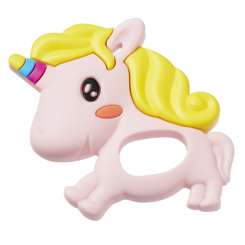 3264004 Schnulli Einhorn 9cm rose 