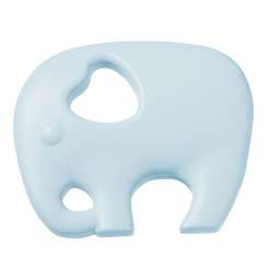 3264005 Schnulli Elefant 8cm hellblau 