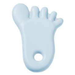 3264013 Schnulli Fuss 7cm hellblau 