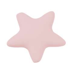 3264102 Schnulli Stern 4cm 2St rose 