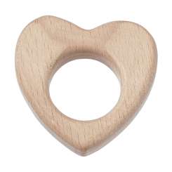 3265001 Schnulli-Holzteil Herz 50mm 