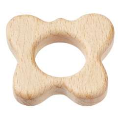 3265012 Schnulli-Holzteil Schmetterling, 5.5cm 