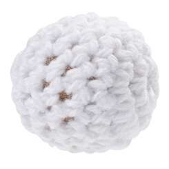 3266001 Schnulli-Häkelperle 20mm 2St weiss 