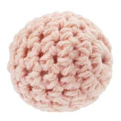 3266002 Schnulli-Häkelperle 20mm 2St peach 