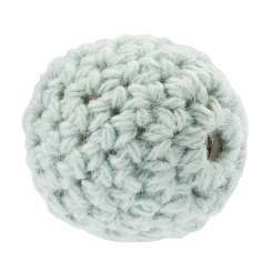 3266005 Schnulli-Häkelperle 20mm 2St mint 