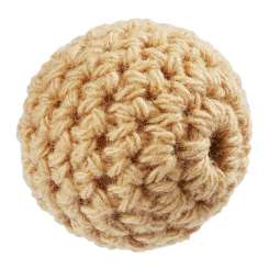 3266013 Schnulli-Häkelperle 20mm 2St natur 