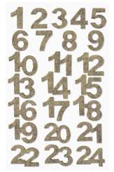 3270084 Filz-Adventszahlen 1-24 natur-meliert 