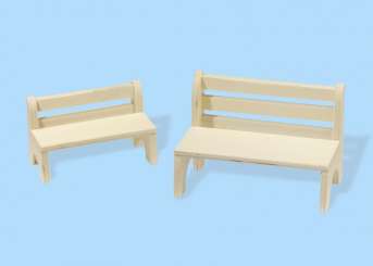 3270128 Bank Holz hell 9.5x6.5x5cm     K 