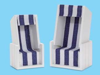 3270149 Strandkorb weiss/blau 10x6x4cm K 