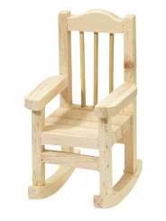3270171 Holzschaukelstuhl  5.5x5.5x9cm 