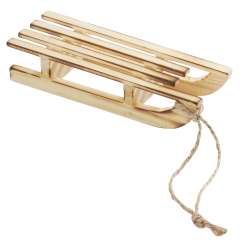 3270185 Schlitten hellbraun, 10x5,6x2,3cm 