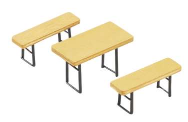 3270195 Biertisch-Garnitur-Set  6x3,5x3cm 