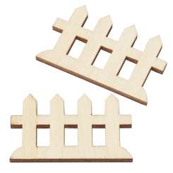 3270226 Zaun  4 cm, 4 St. natur 