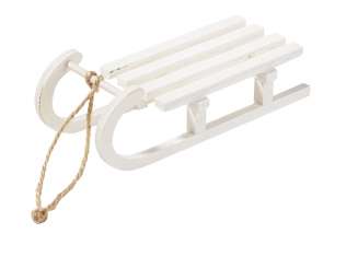 3270254 Schlitten 18x7x4 cm, weiss 
