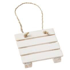 3270262 Holz-Palette  5cm, weiss 