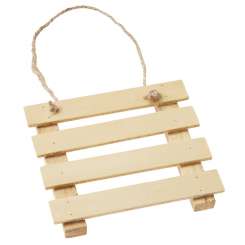 3270263 Holz-Palette  9cm, natur 