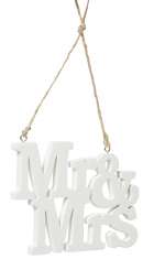 3270355 Holz-Deko Mr. & Mrs. ca. 12 cm 