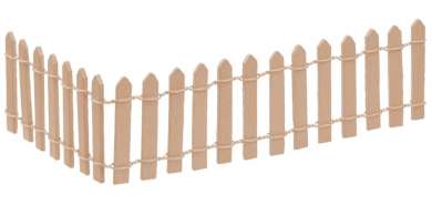 3270356 Zaun 25x5cm, natur 