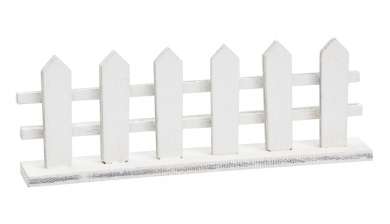 3270360 Zaun 8,5x3cm, weiss 