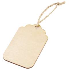 3270419 Holz-Anhänger Schild, 6cm, 8St 