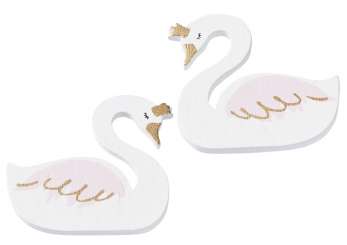 3270447 Holz-Schwan  4,5cm,  2 St. 