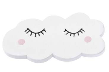 3270448 Holz-Wolke  5cm,  2 St. 