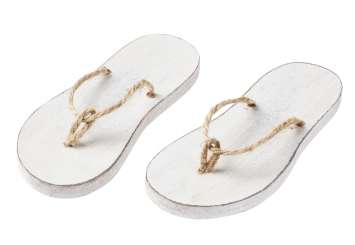 3270449 Holz-Flip Flops  10cm, 1 Paar 