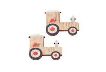 3270479 Holz-Deko Lokomotive  3,5cm, 4St 