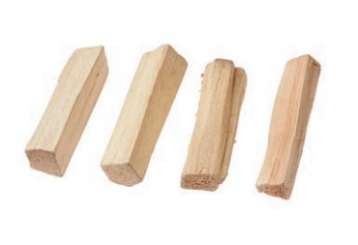 3270489 Holz-Stücke  6cm , 30 gr. 