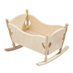 3270517 Wiege 8x7x5,5cm natur  