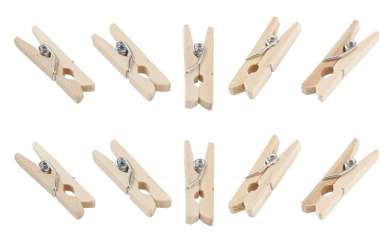 3271121 Holz-Klammer 25 mm, 10St 