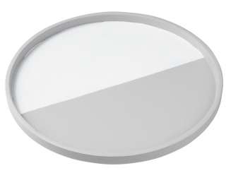 3273017 Tablett 29,5cm weiss/grau 
