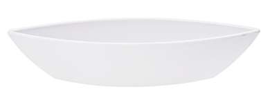 3273022 Schale weiss, 5,5x9x26cm, Kunststoff 