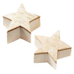 3275009 Birkenholzstern 3.5cm      4St 