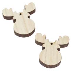 3275023 Holz-Elch 5,2cm, 6St. 