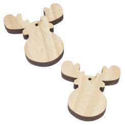 3275024 Holz-Elch 6,7cm, 4St. 