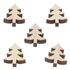 3275025 Holz-Baum 2,3cm, 12St. 