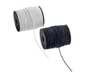 3410010 Gummikordel 2mm, 200m weiss 