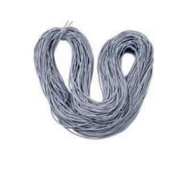 3410016 Gummikordel  2mm, 4x18m grau 