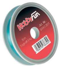 3410201 Perlon-Dekofaden 50m 0,3mm 