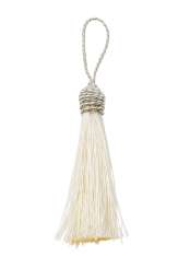 3425258 Quasten  8cm, 2St. Creme 