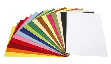 3432433 TRENDY Filz 1mm 20x30cm braun meliert 10 St. 