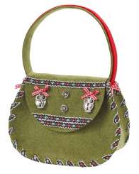 3435653 Täschchen Schliersee grün meliert 