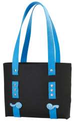 3435695 Tasche London 45x33cm, mittelblau 