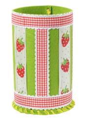 3436022 Filz-Köcher D. 9.5cm apfelgrün K 