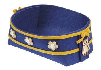 3436105 Schale 26x22cm, mohnrot        K 