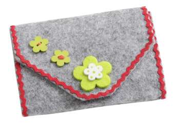 3436120 Schlüsselmäppchen II/ hellgrau meliert 