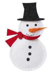 3437567 Filz-Schneemann 8cm 2St 