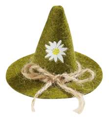 3450902 Filzhut 6cm 25St olive grün 