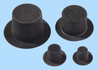 3451013 Zylinder beflockt 26mm 6St 